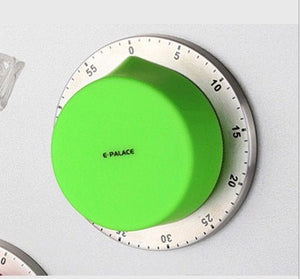 Kitchen Stainless Steel Mechanical Timer Alarm Clock Reminder - Zambeel