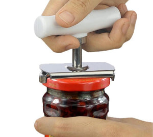 Kitchen Tool Can Opener Stainless Steel Adjustable Jar Openers Manual Spiral Seal Lid Remover Twist Off Screw Bottle Opener - Zambeel