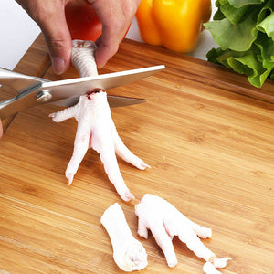 Knives Kitchen Shears Stainless Steel Poultry Fish Chicken Bone Scissors Kitchen Gadgets Chef Japanese Knife Cooking Stainless Steel Poultry Chicken Bone Scissors - Zambeel
