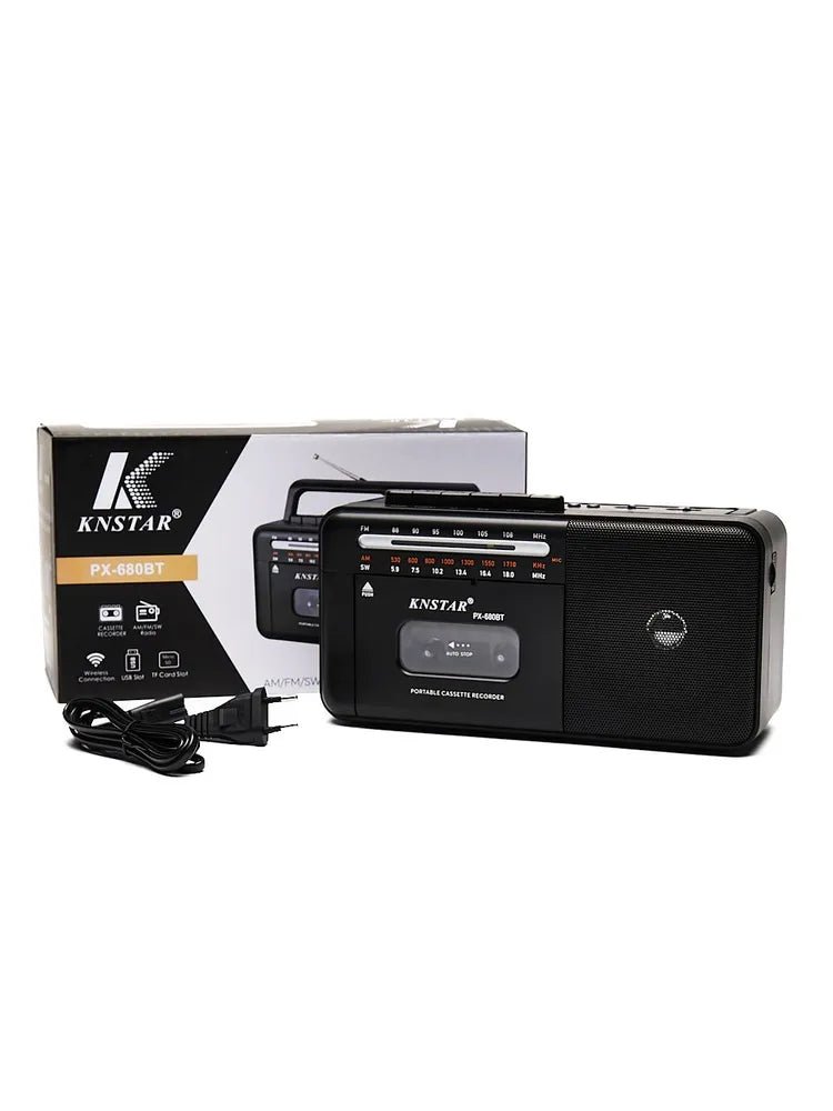 KNSTAR - AM/FM/SW Cassette Recorder Radio - Zambeel