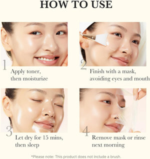 Kojic Acid Turmeric Night Wrapping Mask - Zambeel