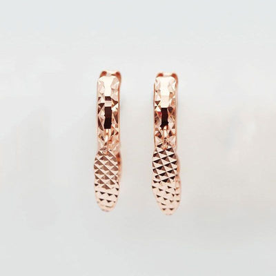 Korean - style Designer Drop Earrings With Colored Gold Ear Clips - Zambeel