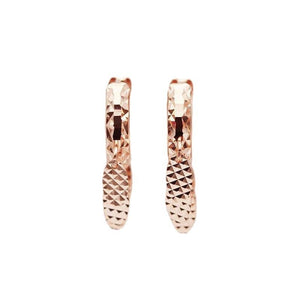 Korean - style Designer Drop Earrings With Colored Gold Ear Clips - Zambeel