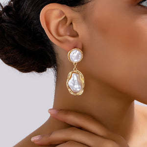 Korean - style Elegant And Chic Commuter Stud Earrings - Zambeel