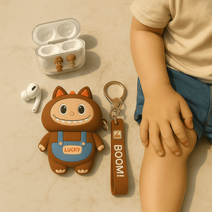 Labubu - AirPods Case with Keychain Strap - Zambeel