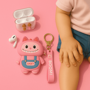 Labubu - AirPods Case with Keychain Strap - Zambeel