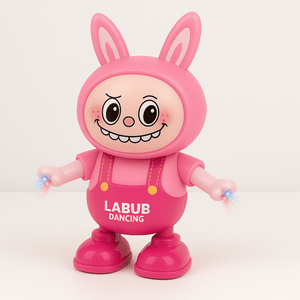 Labubu Dancing  - Electric 3D Light & Music Recording Toy - Zambeel