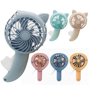 Large Cartoon Hand Pressing Hand - Held Fan - Zambeel