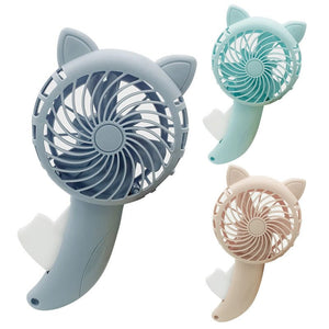 Large Cartoon Hand Pressing Hand - Held Fan - Zambeel