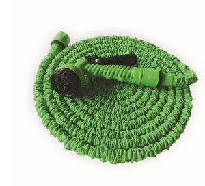 Latex Natural Telescopic Water Hose High Pressure Car Wash Water Gun Watering Flower Watering Vegetable Hose Summer - Zambeel
