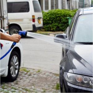Latex Natural Telescopic Water Hose High Pressure Car Wash Water Gun Watering Flower Watering Vegetable Hose Summer - Zambeel