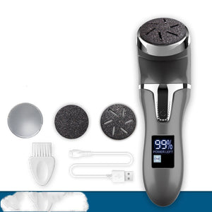 LCD Digital Display Electric Vacuum Cleaner Foot Scrubber Exfoliating Pedicure Beauty Supplies Gadgets - Zambeel