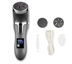LCD Digital Display Electric Vacuum Cleaner Foot Scrubber Exfoliating Pedicure Beauty Supplies Gadgets - Zambeel