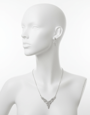 Leaf Crystal Jewelry Set - Zambeel