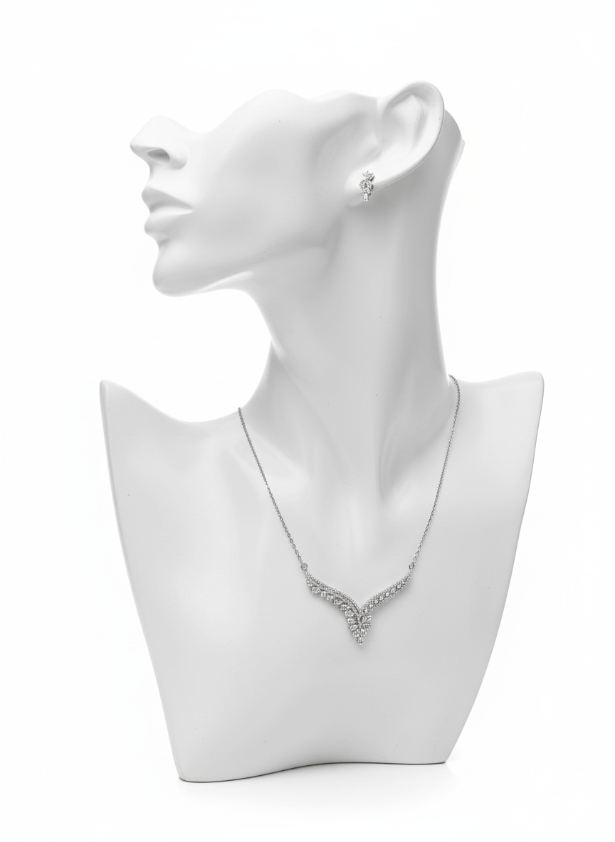 Leaf V - Shape Jewelry Set - Zambeel