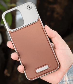 Leather Aromatherapy Cell Phone Case - Zambeel