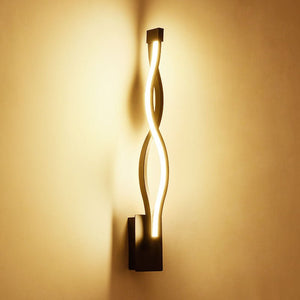LED Aluminum Wave Wall Light - Zambeel