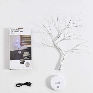 LED Bedroom Tree Shape String Copper Wire Lamp - Zambeel
