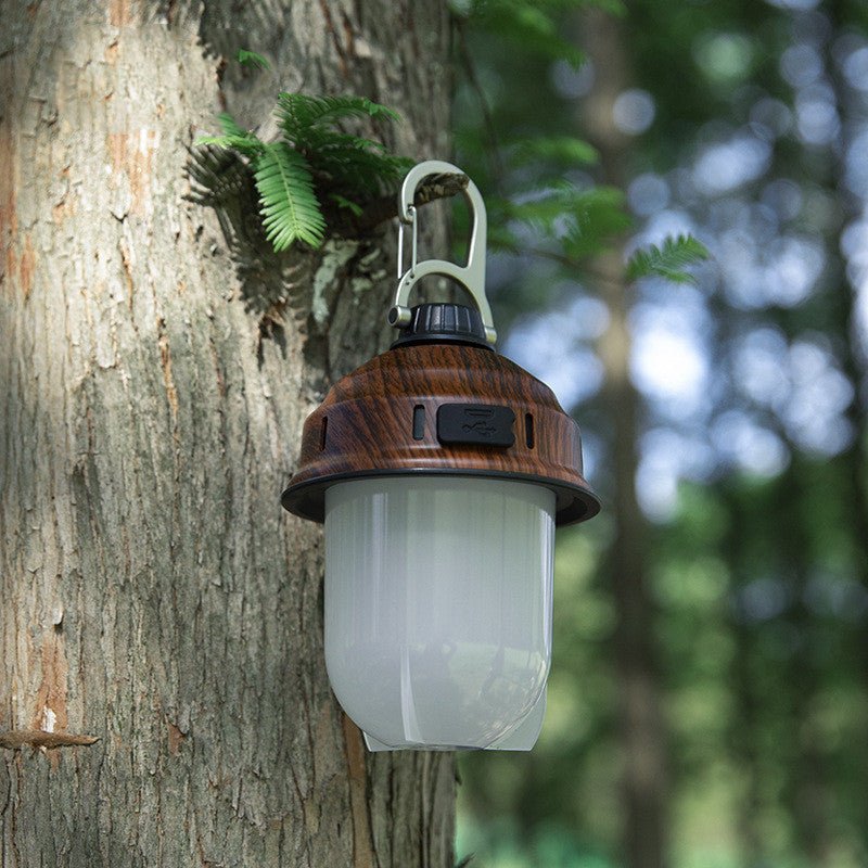 LED Camping Tent USB Rechargeable Pine Cone Light Shooting Decoration Light - Zambeel