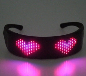 LED Display Glasses For Dj Music Party - Zambeel