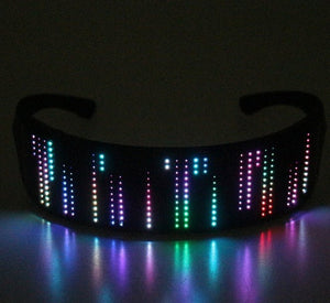 LED Display Glasses For Dj Music Party - Zambeel