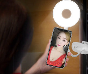 LED Eye Protection USB Charging Desk Lamp Student Learning Bedroom Bedside Clip Lamp Table Lamp - Zambeel