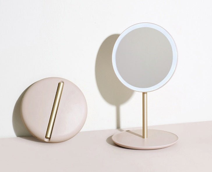 LED Folding Mirror Make - up Mirror - Zambeel