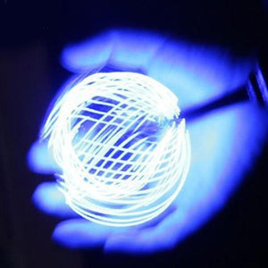 LED Light Balls Toy Luminous Rotating Floating Toy Spiral Pill Electric Toy Adjustable Spiral Pill Generator - Zambeel