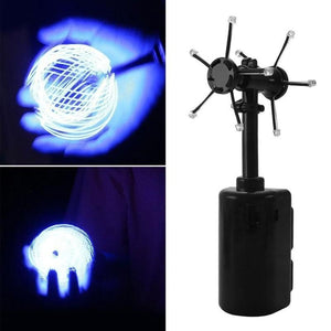 LED Light Balls Toy Luminous Rotating Floating Toy Spiral Pill Electric Toy Adjustable Spiral Pill Generator - Zambeel
