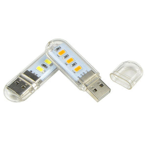 LED Night Light Computer Desk Lamp Power Bank Mobile Power Highlight Portable - Zambeel
