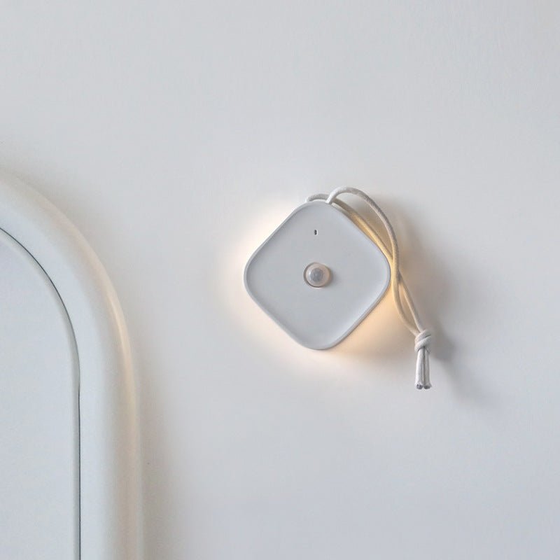 LED Night Wall Lamp Motion Sensor Human Induction Light USB Rechargeable - Zambeel