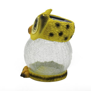 LED Owl Shaped Solar Light Outdoor Porch - Zambeel