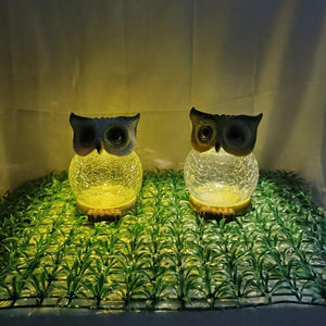 LED Owl Shaped Solar Light Outdoor Porch - Zambeel