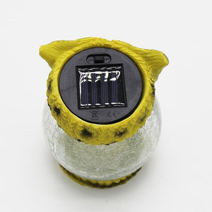 LED Owl Shaped Solar Light Outdoor Porch - Zambeel