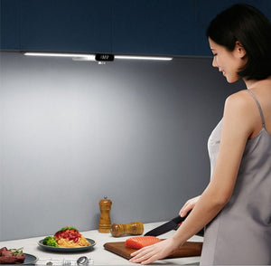 Led Smart Wireless Charging Wiring - free Induction Light Kitchen Cabinet Lamp Rechargeable Magnetic LED Light - Zambeel