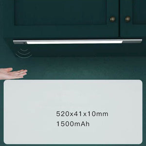 Led Smart Wireless Charging Wiring - free Induction Light Kitchen Cabinet Lamp Rechargeable Magnetic LED Light - Zambeel