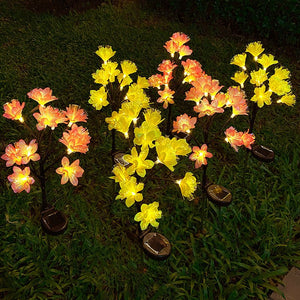Led Solar Lamp Simulation Camellia Lawn - Zambeel