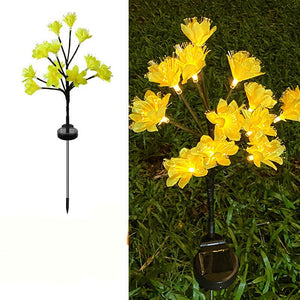 Led Solar Lamp Simulation Camellia Lawn - Zambeel