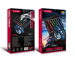 Lei Lang TF900 Single Hand Mouse Keyboard Suit - Zambeel