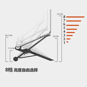 Lifting And Foldable Portable Desktop Computer Stand - Zambeel