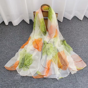 Light Luxury Artificial Silk Talma Yousoft Scarf Women's Large Size Pattern Commuter - Zambeel