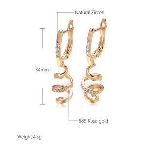 Light Luxury D - shaped Earrings Elegant Women - Zambeel