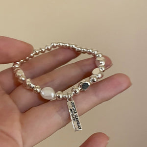 Light Luxury Niche Minimalist Temperament Pearl Bracelet - Zambeel
