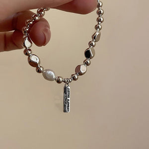 Light Luxury Niche Minimalist Temperament Pearl Bracelet - Zambeel