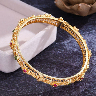 Light - luxury Vintage Filigree Openwork Bracelet For Women - Zambeel
