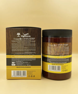 Lightness Argan Oil Anti - Hair Fall Creamy Hair Mask - Zambeel