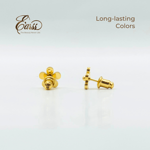 Little Flower Stud | Stainless Steel | 18K Gold Plated - Zambeel
