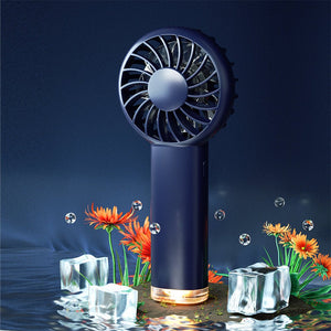 Little Hornet Handheld Mini Electric Fan Portable Charging With Small Lamp - Zambeel