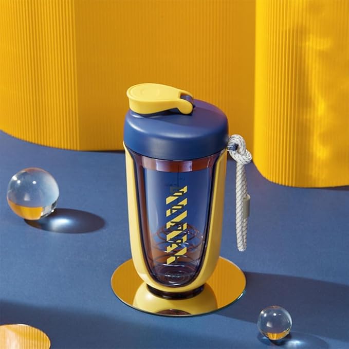 LORDEX - Qavi Premium Shaker Bottle with Rope Handle - Zambeel