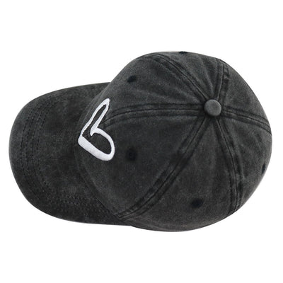 Love Heart Embroidered Baseball Cap Adjustable Unisex Dad Hat Cute Valentine's Day Birthday Honeymoon Gifts For Girlfriend Boyfriend - Zambeel